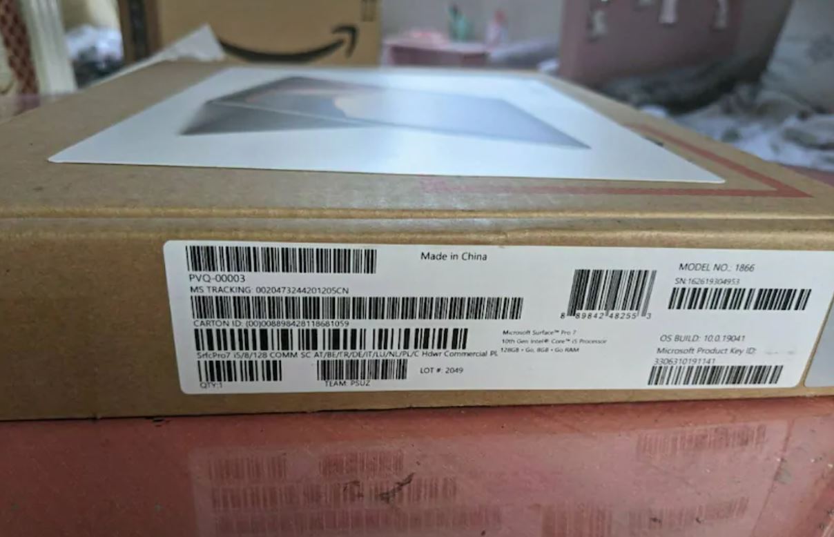 Microsoft Surface Pro 7