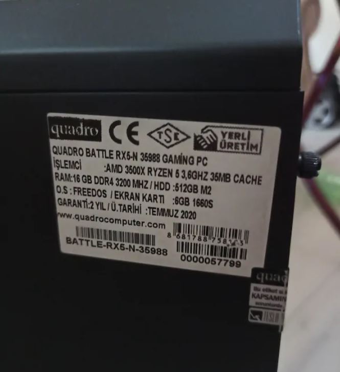 Quadro Battle RX6-N Gaming PC