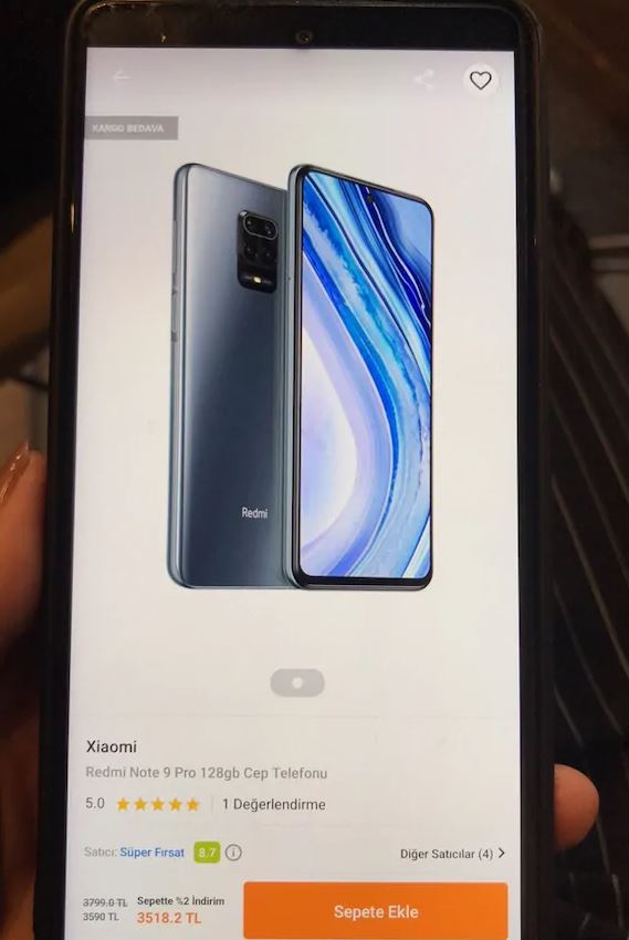 Xiaomi Redmi Note 9 PRO 128GB