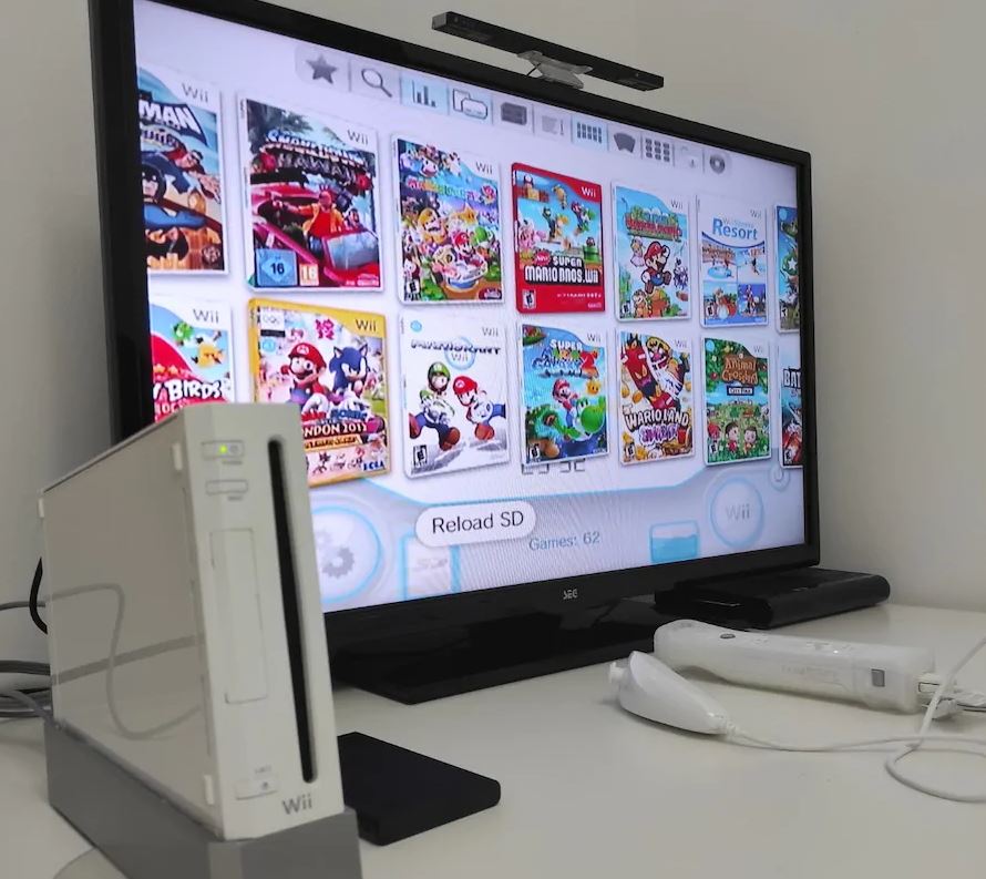 Nintendo Wii Oyun Konsolu 62 Oyun Set