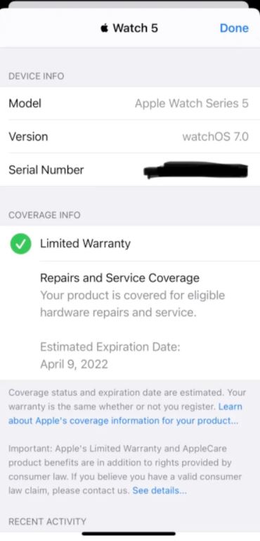 Apple Watch 5 44mm Nike