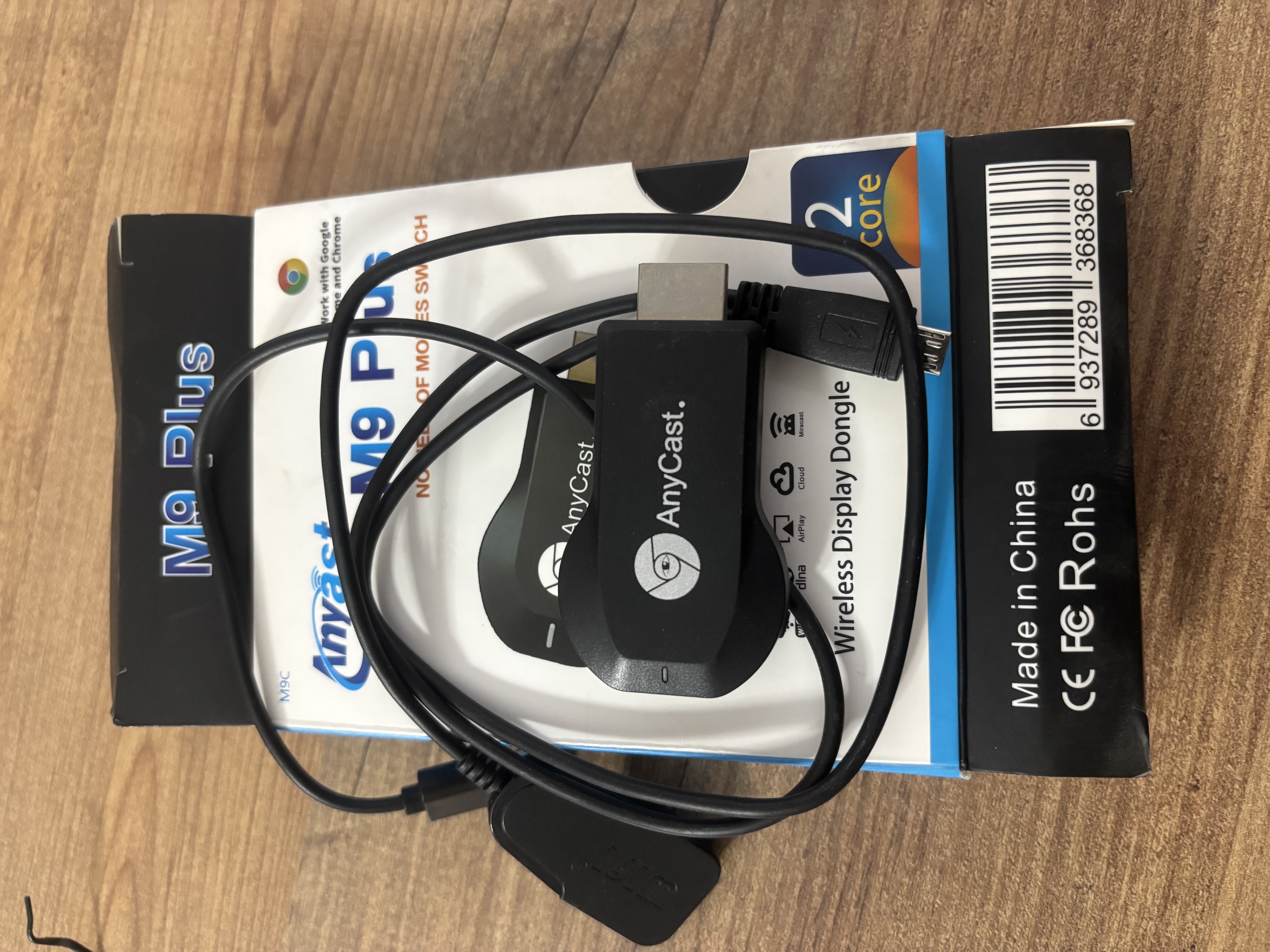 AnyCast M9 Plus Telefon Kablosuz Görüntü Aktarıcı