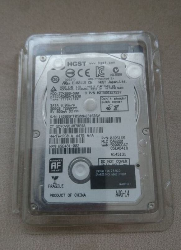 500 GB Laptop Harddisk 
