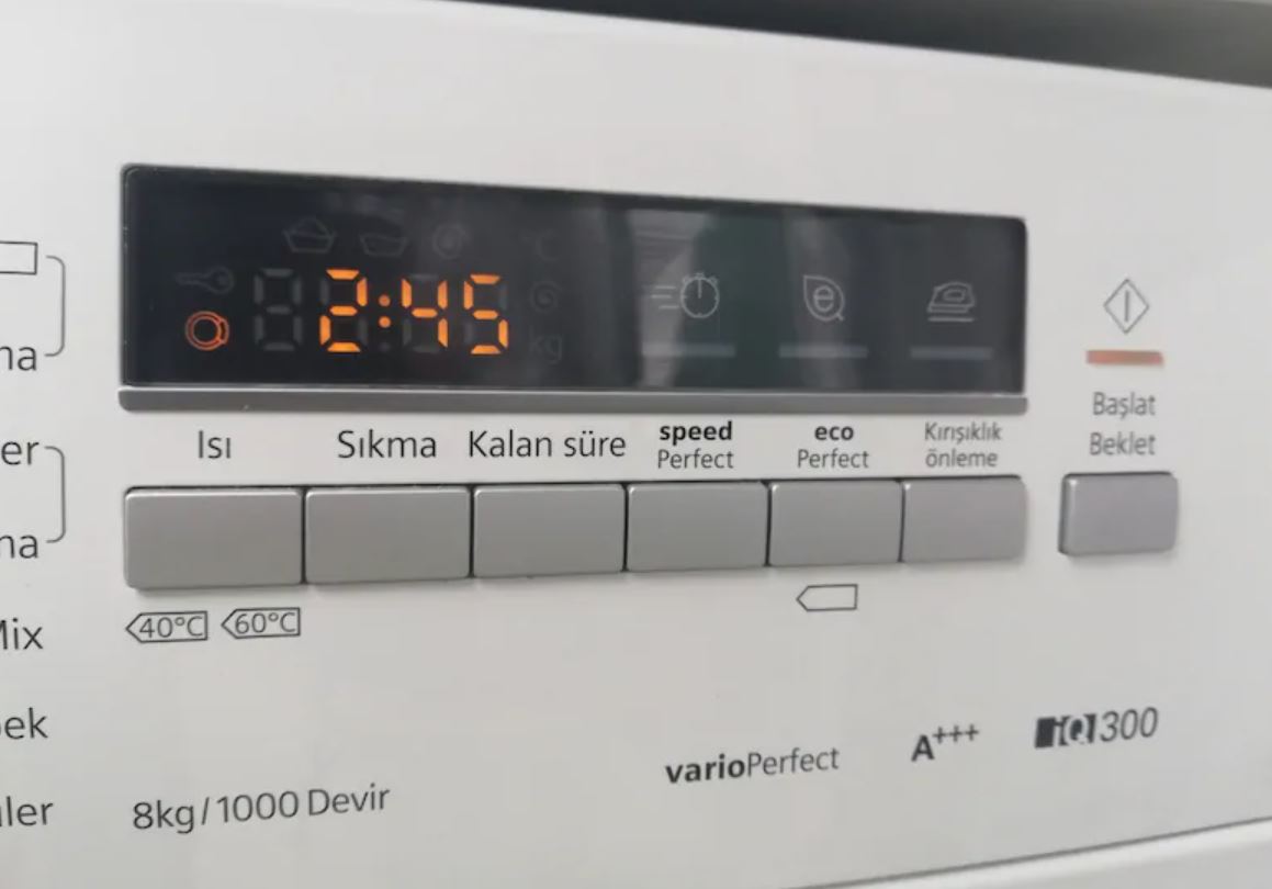Siemens Dijital çamaşır Makinesi