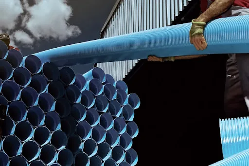 Q 150 mm PVC Tünel Tipi Drenaj Borusu