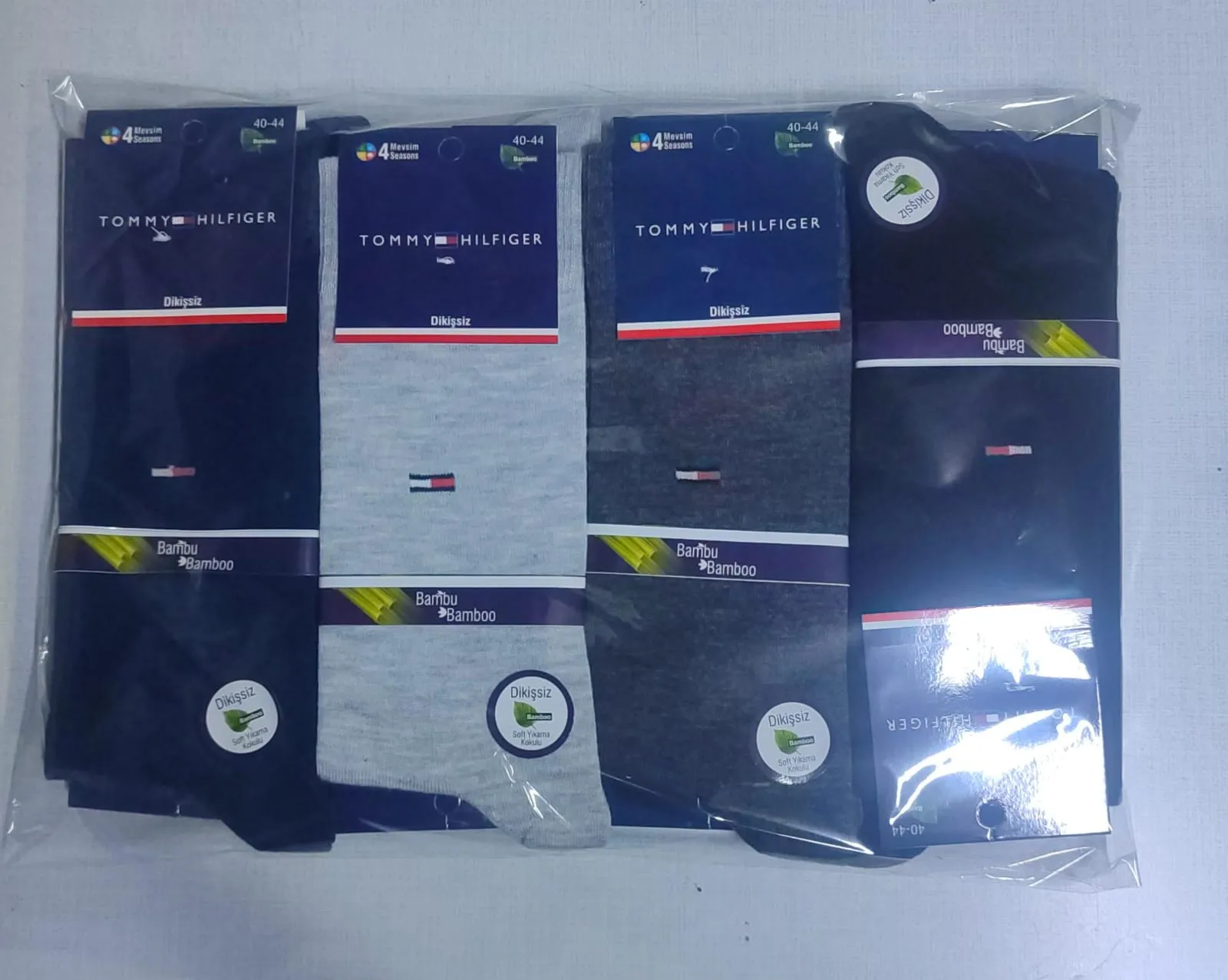 Dikişsiz Doff Yıkamalı Bamboo 12 ve 6 lı çoraplar