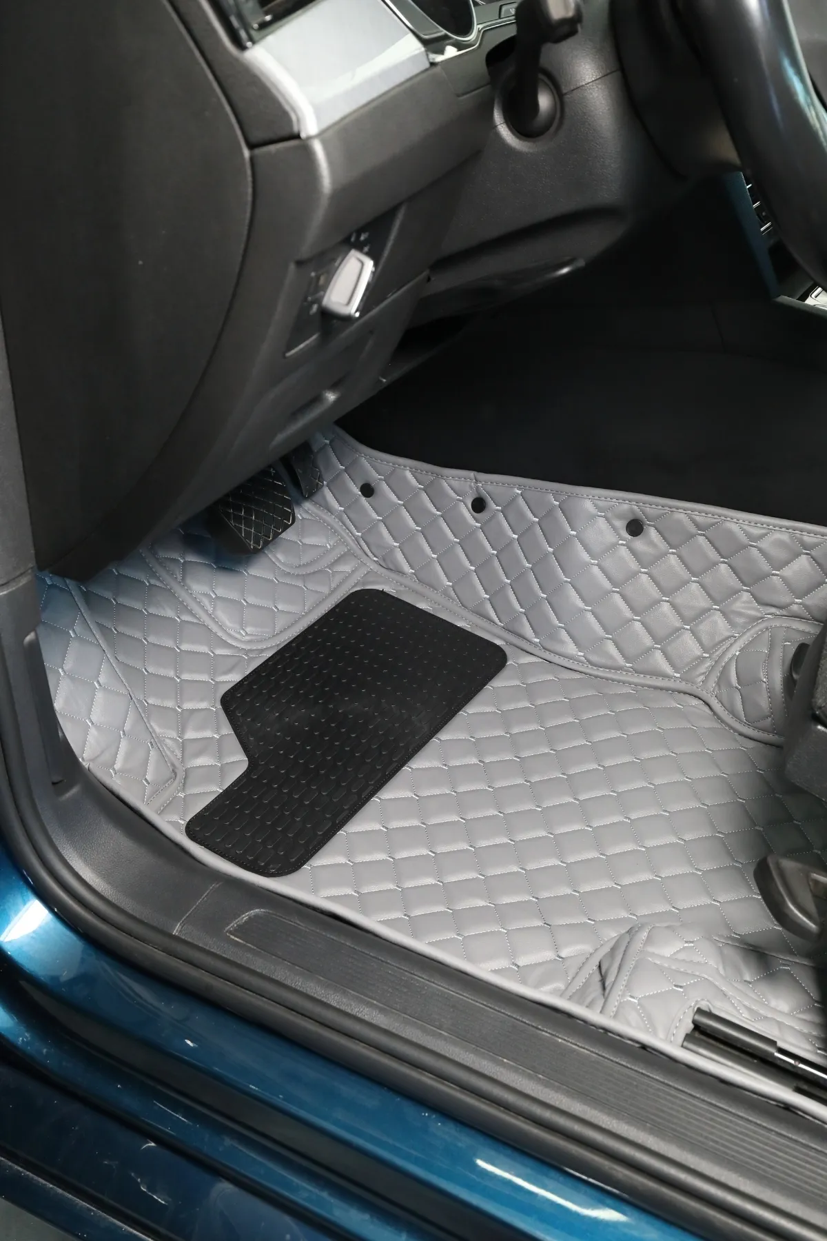 Audi Açık Gri 8D Prestige Premium Havuzlu Deri Oto Paspas