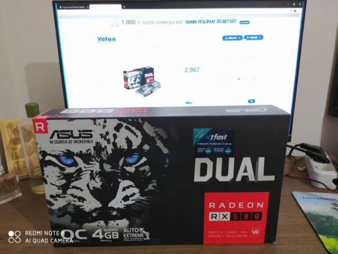Asus Radeon RX 580 Ekran Kartı