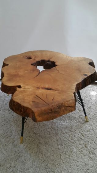 Doğal Ahşap Orta Sehpa