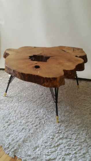 Doğal Ahşap Orta Sehpa