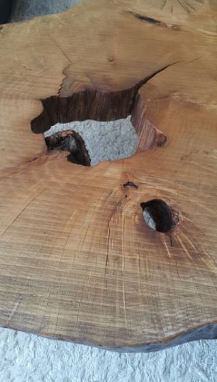 Doğal Ahşap Orta Sehpa