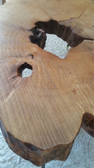 Doğal Ahşap Orta Sehpa