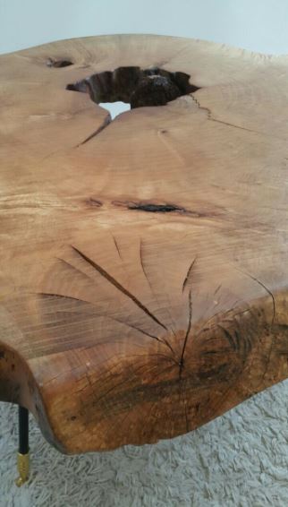 Doğal Ahşap Orta Sehpa