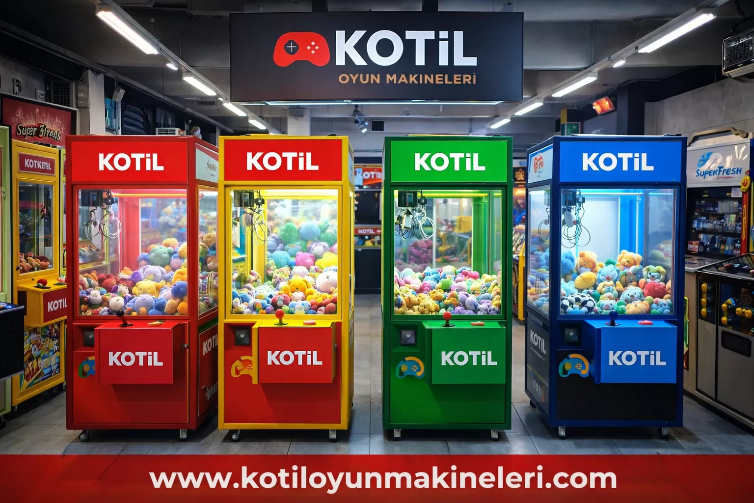 CLAW MACHİNE  |  PELUŞ OYUNCAK KAPMA OTOMATLARI