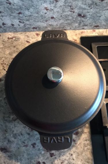 Lava Döküm Tencere Siyah Renk