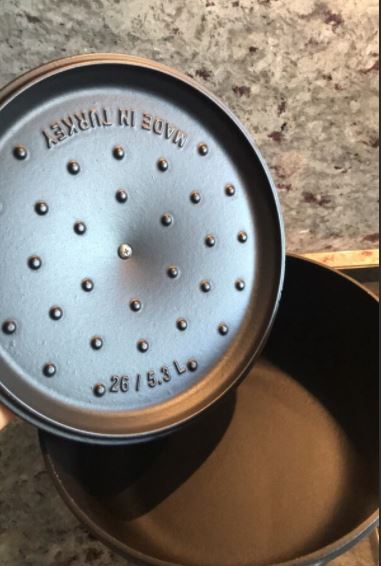 Lava Döküm Tencere Siyah Renk