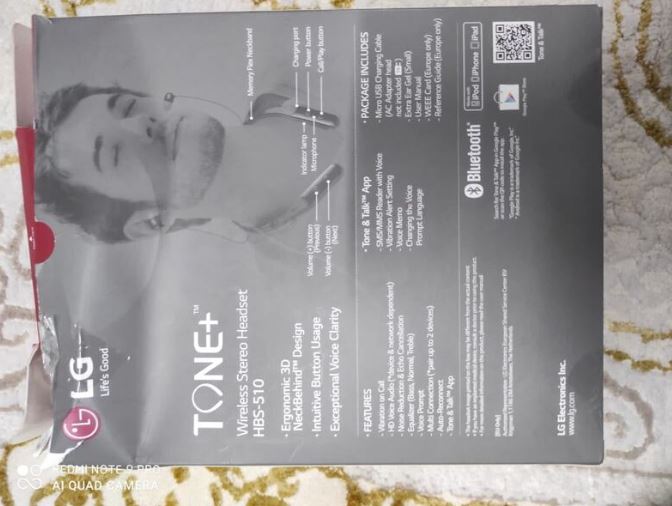 LG Tone+ Kablosuz Kulaklık Bluetooth Kulaklık