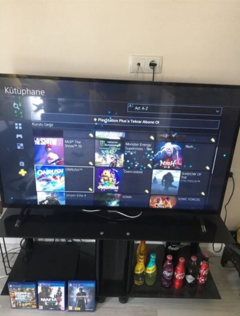 PS PlayStation 4 Full Set Oyunlu