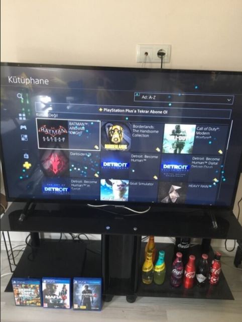 PS PlayStation 4 Full Set Oyunlu