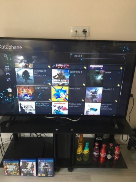 PS PlayStation 4 Full Set Oyunlu
