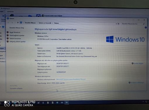 Samsung i5 işlemci 3. Nesil Temiz Laptop Bilgisayar