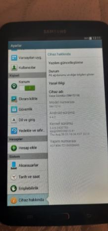 Samsung Tablet Tab 3 SM T210