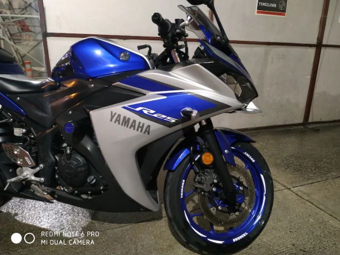 Yamaha R25 Aksesuarlı AraÇ Takaslı